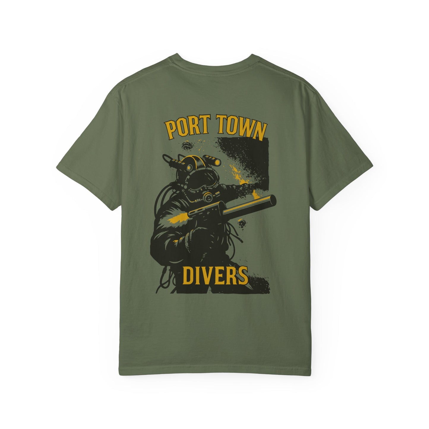 Port Town Divers When I Move I Slice Tee