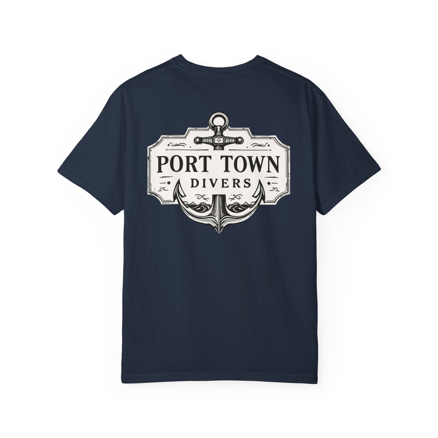 Port Town Divers Anchor and Iron Tee