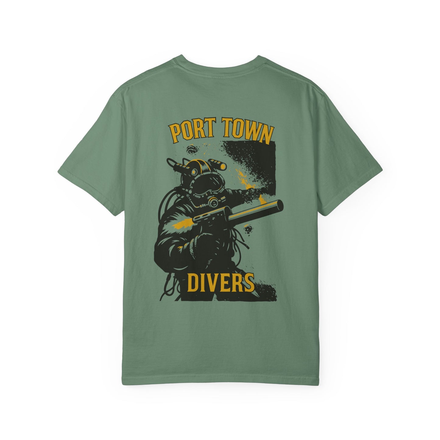 Port Town Divers When I Move I Slice Tee