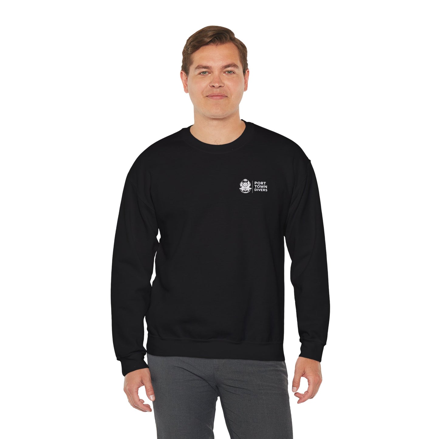 Port Town Divers Fire Boat 20 Crewneck