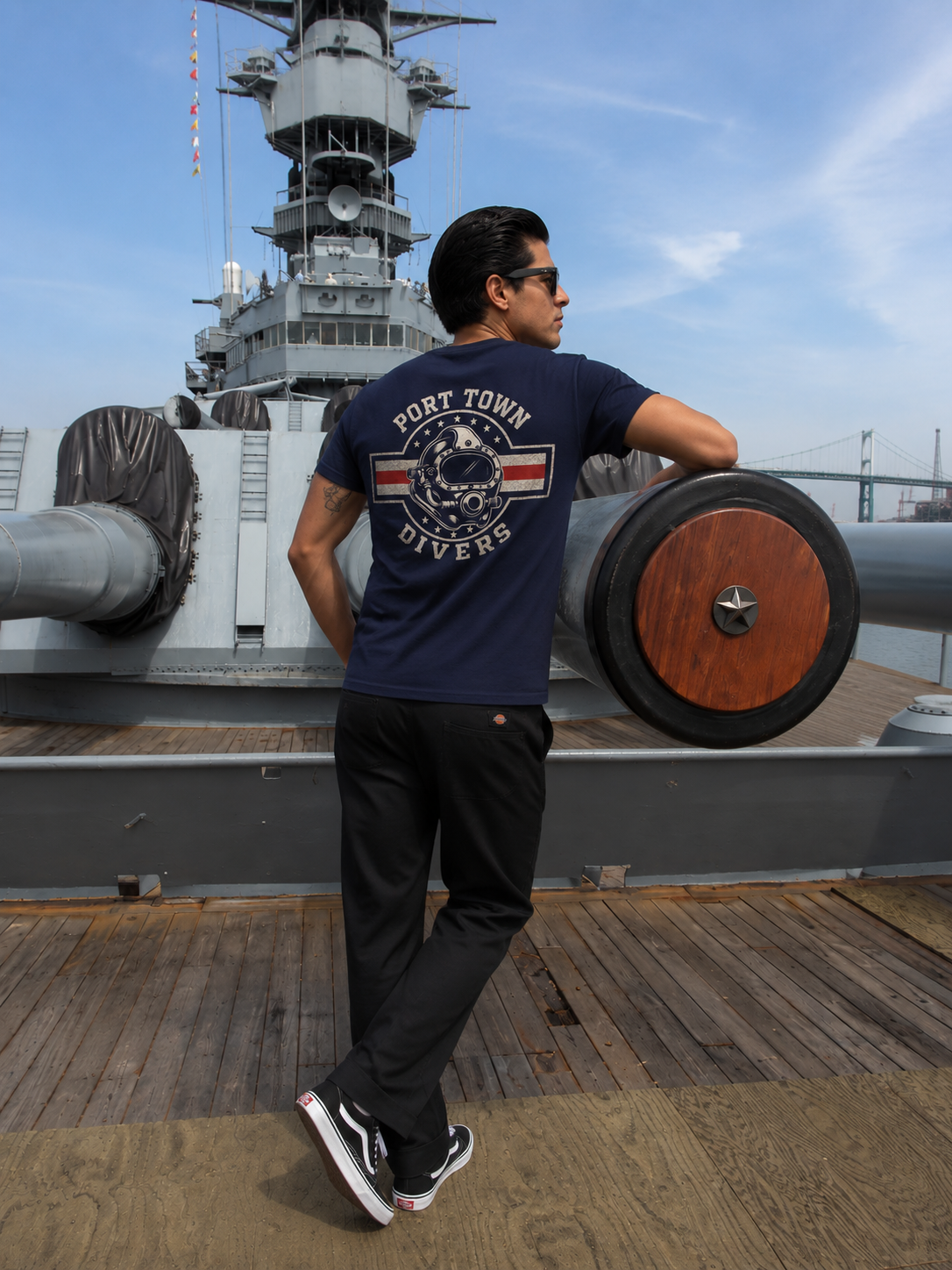 Port Town Divers Vintage Patriot Diver Shirt