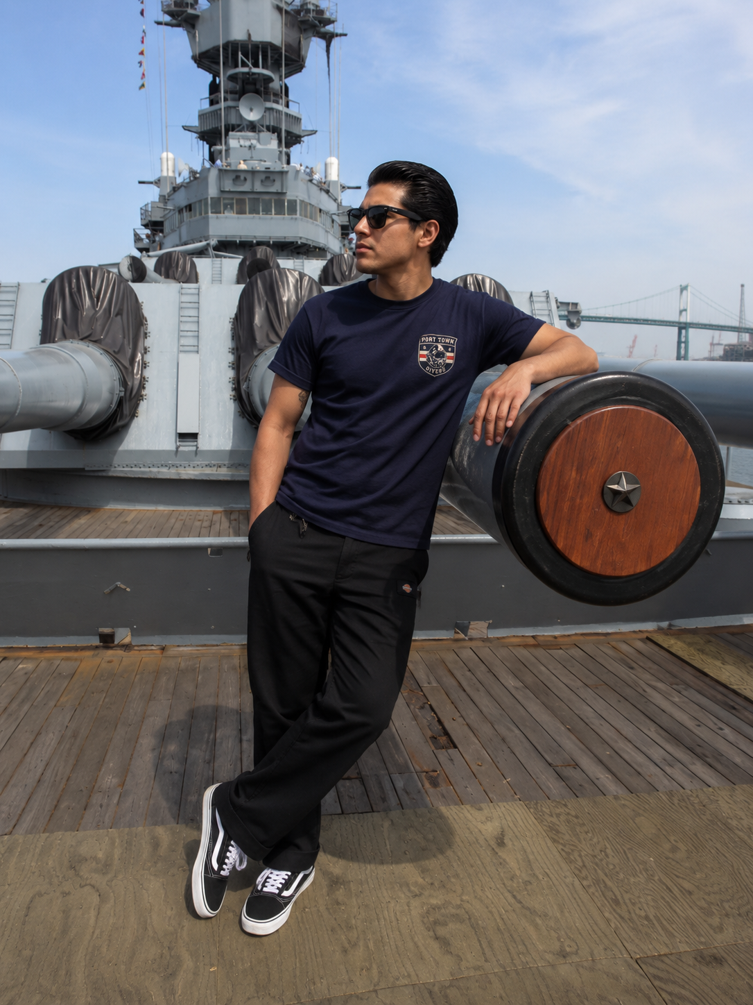 Port Town Divers Vintage Patriot Diver Shirt