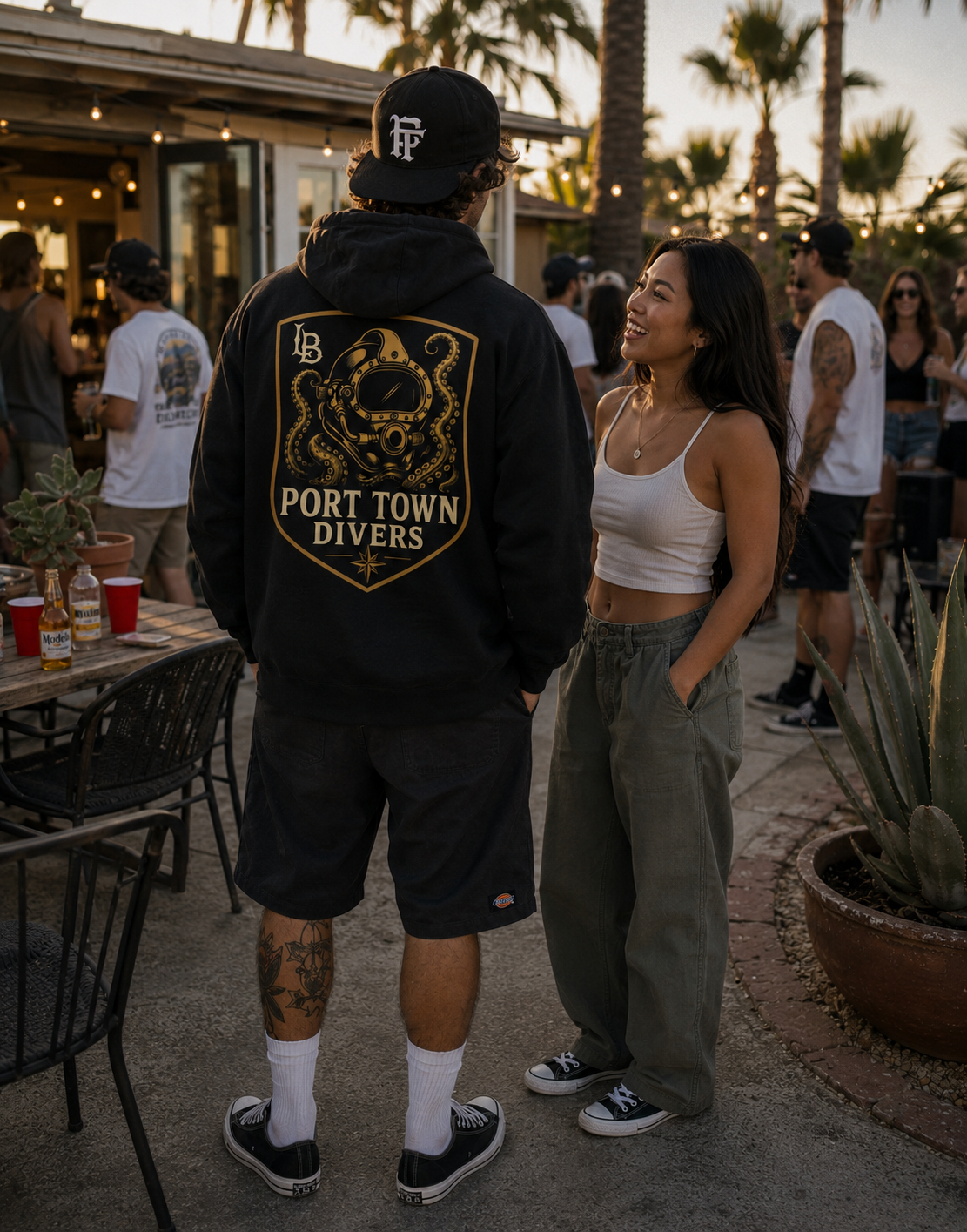Port Town Divers Octopus Diver Pullover