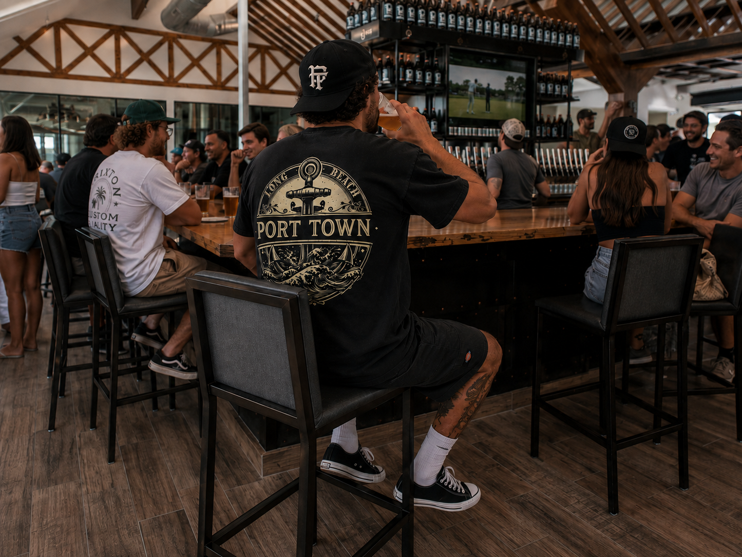 Port Town Anchor Tee
