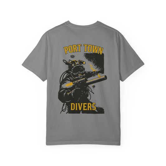 Port Town Divers When I Move I Slice Tee