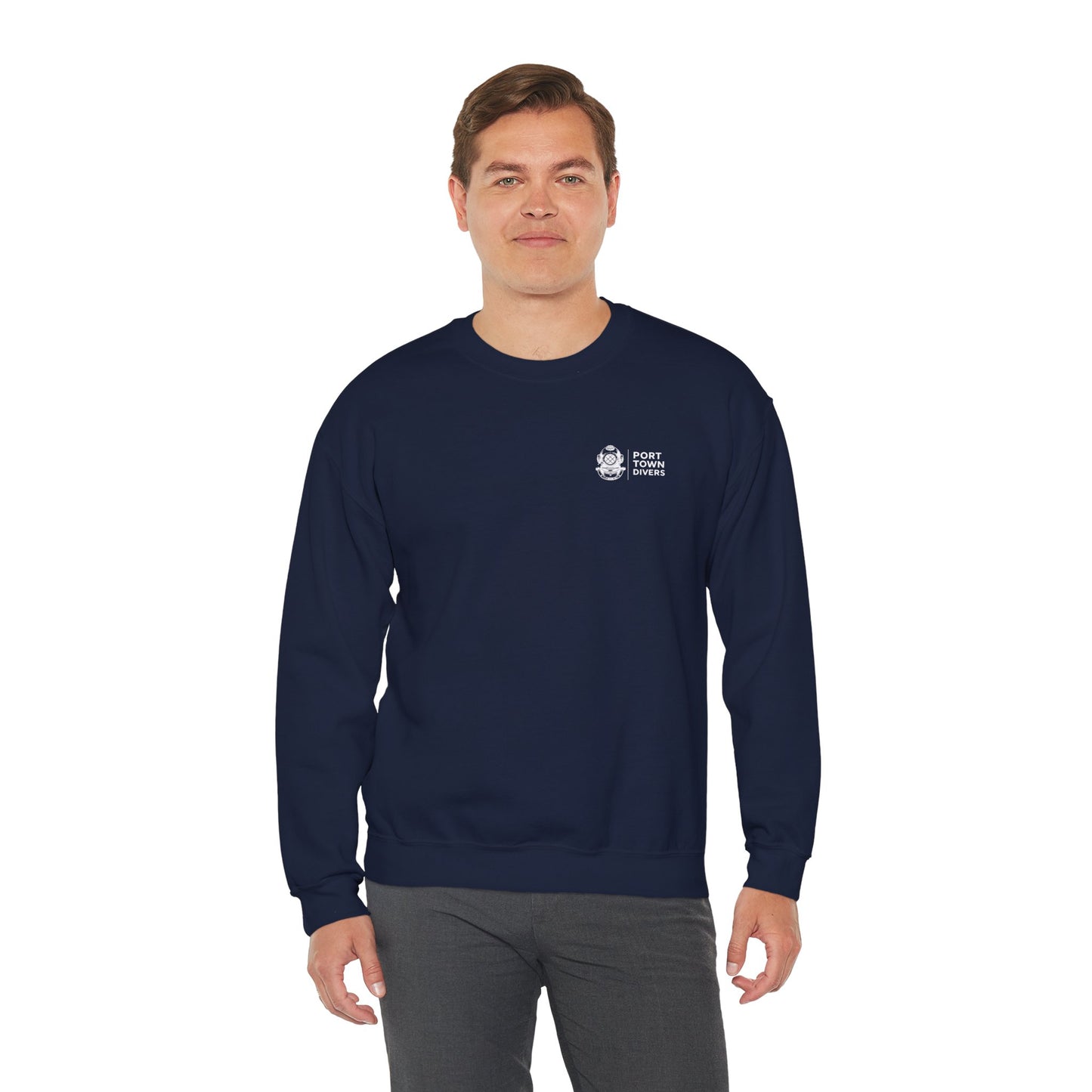 Port Town Divers Fire Boat 20 Crewneck