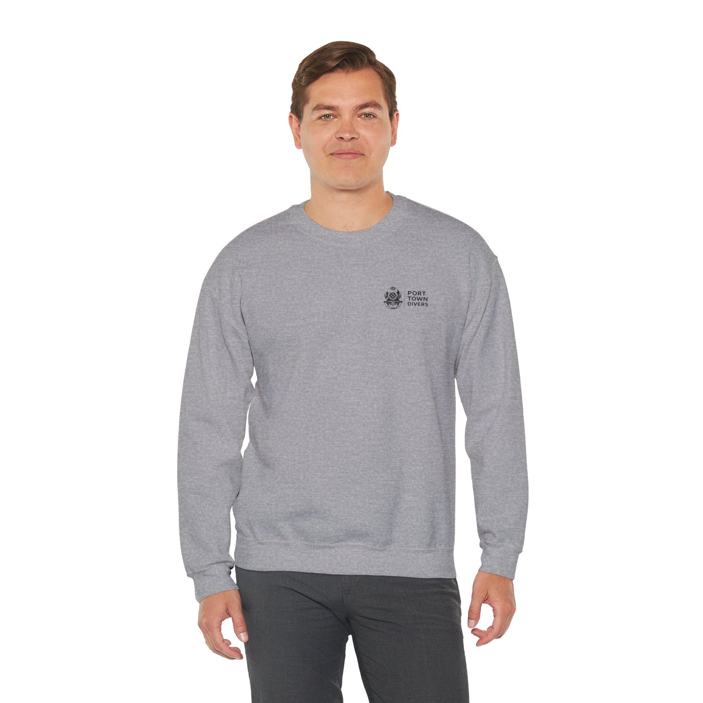 Port Town Divers Fire Boat 20 Crewneck