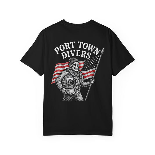 Port Town Divers 4th of July Deadhead Tee